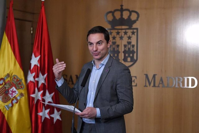 El portavoz del PSOE en la Asamblea de Madrid, Juan Lobato