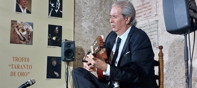 Miguel Ángel Cortés en la presentación del libro 'Juan Miguel González. El Guitarrero Músico'