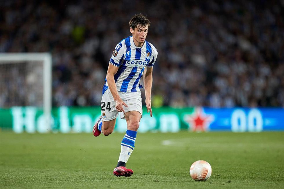 Robin Le Normand con la Real Sociedad