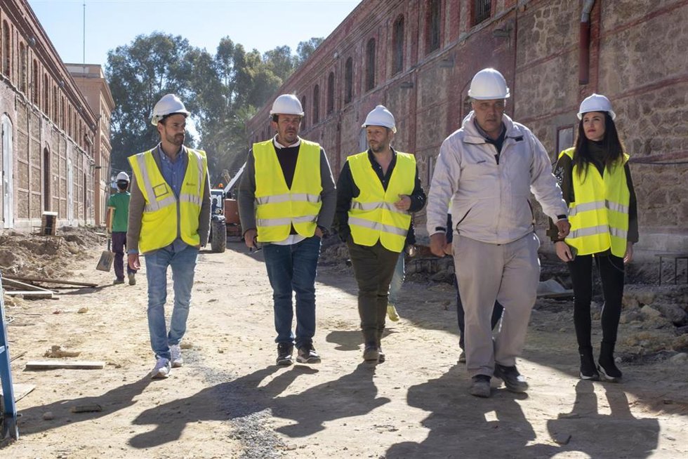 Visita a las obras.