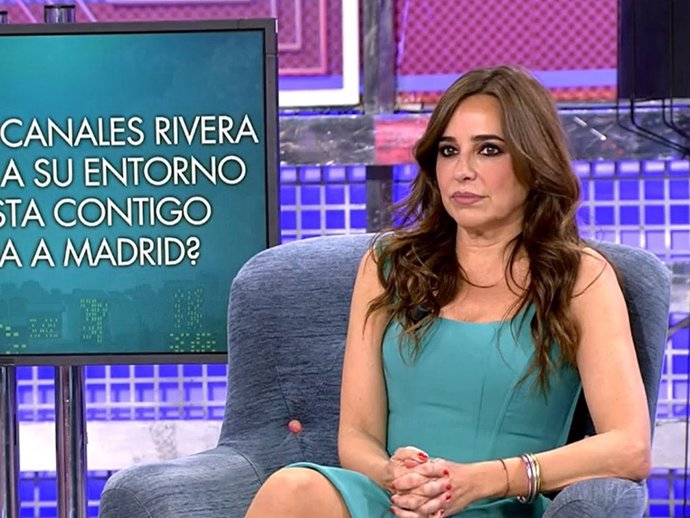 CARMEN ALCAYDE EN EL PLATÓ DEL 'DELUXE'