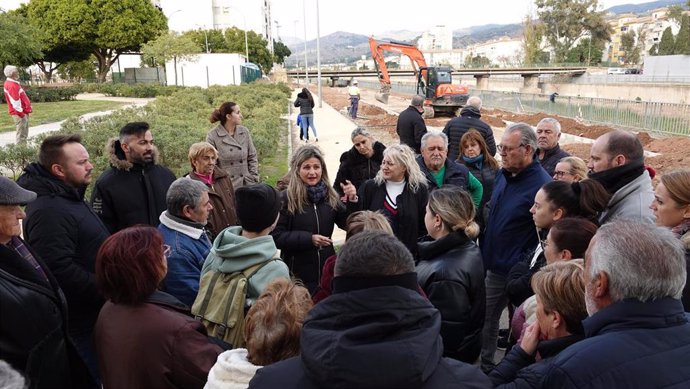 Archivo - La concejala socialista Lorena Doña, en una imagen de archivo en el distrito Palma-Palmilla