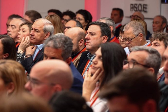 El secretario xeral del PSdeG, Valentín González Formoso, participa en el Comité Federal del PSOE en Madrid