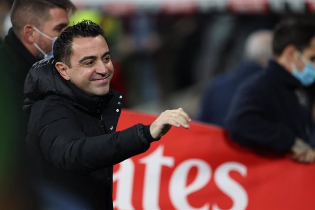 Archivo - Xavi Hernández, entrenador del FC Barcelona