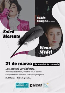 Soleá Morente y Elena Medel celebran el Día Mundial de la Poesía en Fuerteventura