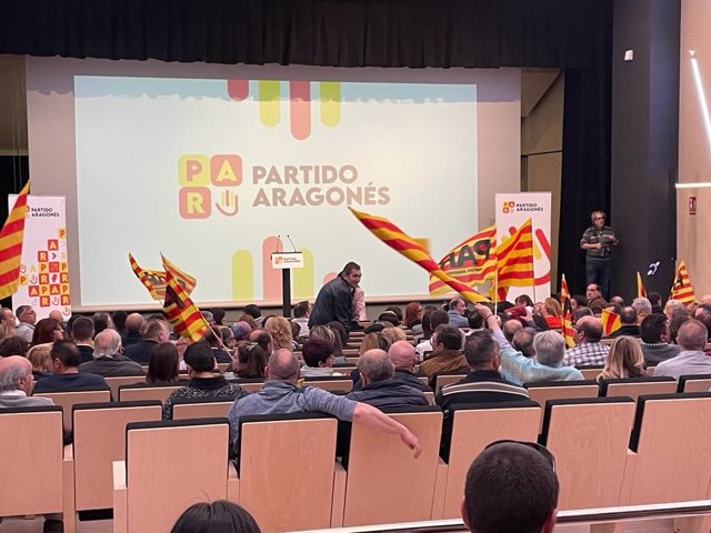 Acto del PAR en Teruel.
