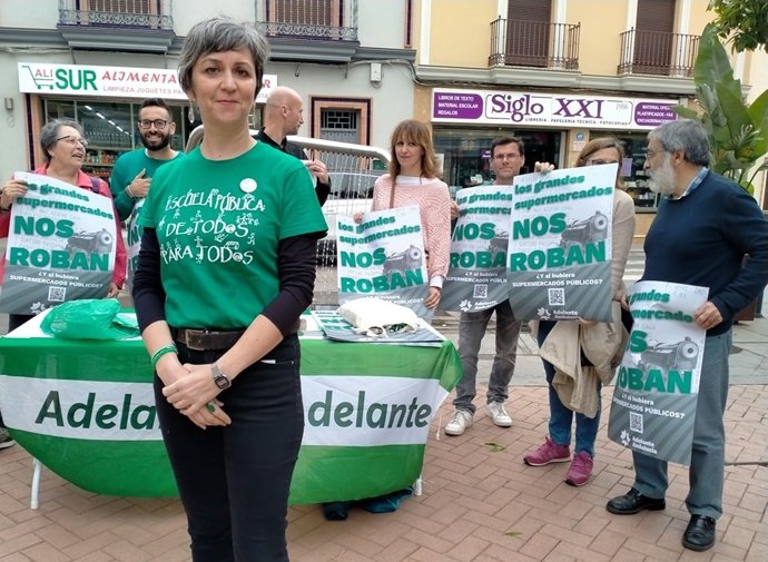 Adelante Andalucía presenta en Alcalá su campaña contra el encarecimiento de productos básicos