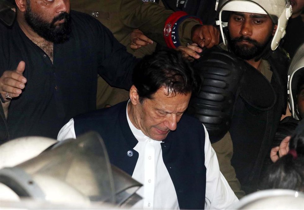 El ex primer ministro de Pakistán Imran Jan