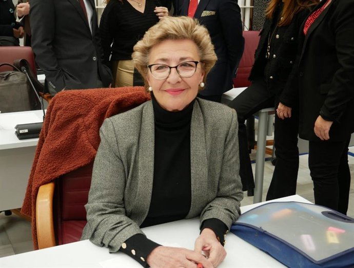 La diputada del Grupo Parlamentario Popular, Maruja Pelegrín