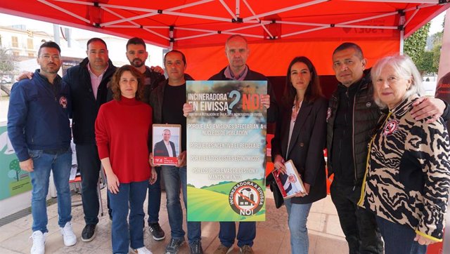 La FSE-PSOE inicia en Jesús una campaña contra construir una incineradora de residuos en Ibiza