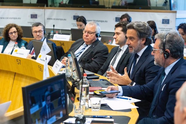 El presidente del Parlamento de Canarias, Gustavo Matos, participó este viernes en la que ha sido la última reunión del Comité Permanente de la Conferencia de Asambleas Legislativas de Europa de la X Legislatura.
