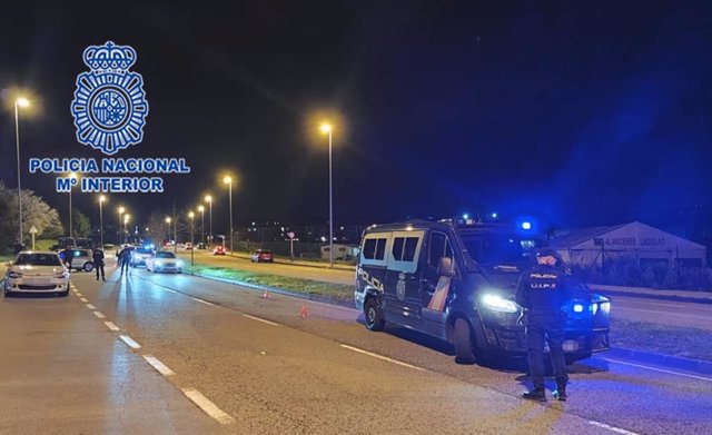 Controles de la Policía Nacional en Gijón