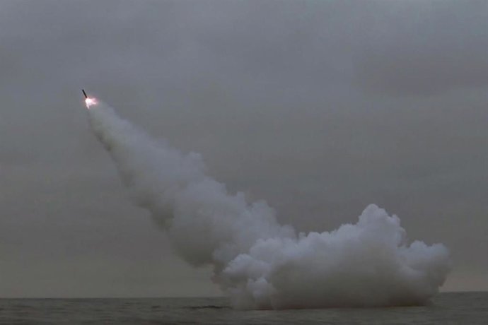 Misil lanzado por Corea del Norte el 12 de marzo de 2023