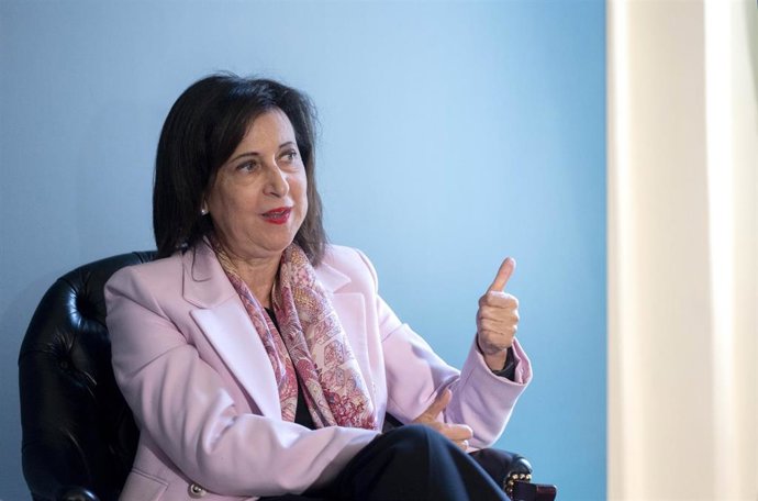 Archivo - La ministra de Defensa, Margarita Robles, interviene durante el lanzamiento de la lista Forbes W 'Las 100 mujeres más influyentes de España', en el Real Casino de Madrid, a 26 de octubre de 2022, en Madrid (España). 