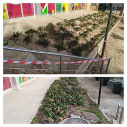 Estado anterior y actual, tras una de las intervenciones.