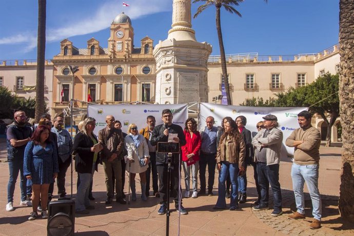 Podemos, Izquierda Unida, Verdes Equo y Alianza Verde presentan su coalición provincial para las municipales