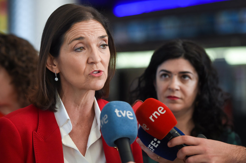 La ministra de Industria, Turismo y Comercio y candidata del PSOE a la Alcaldía de Madrid, Reyes Maroto