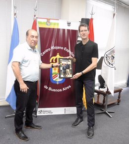 Gonzalo Capellán visita el Centro Riojano de Buenos Aires