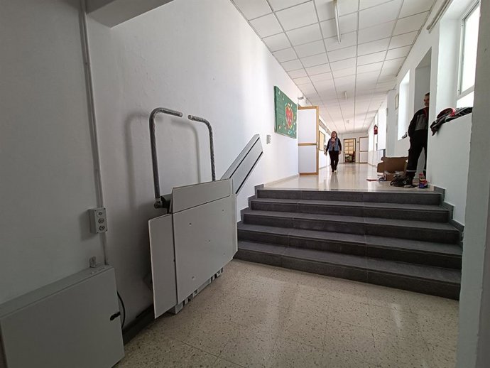 Escaleras  adaptadas en un centro escolar