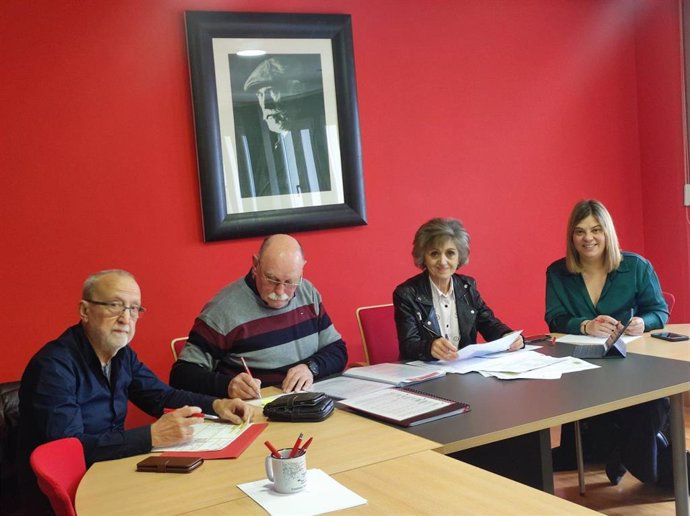Reunión entre la FSA-PSOE y la Unión de Jubilados y Pensionistas de UGT Asturias sobre la reforma de las pensiones