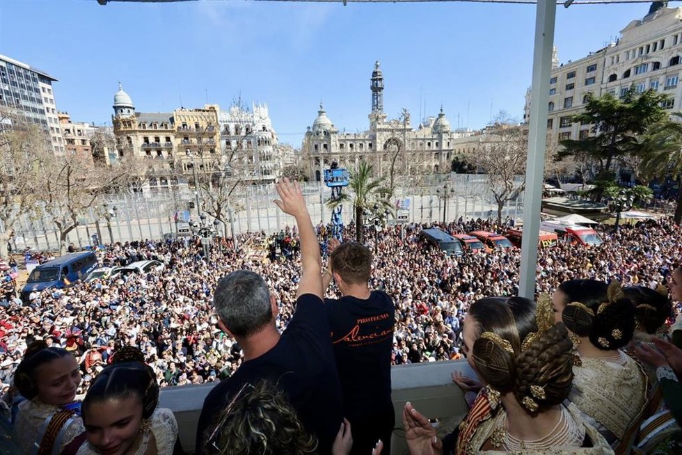 Pirotecnia Valenciana dispara la 'masclet' del domingo 19 de marzo