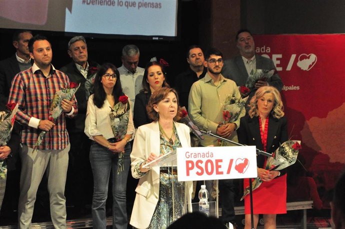 La candidata del PSOE a la Alcaldía de Albolote (Granada), Esther Carvajal