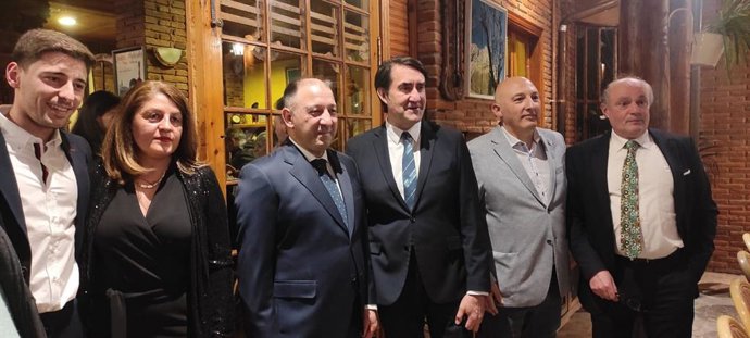 Suárez-Quiñones Órbigo en el encuentro anual de la Asociación de Empresarios del Órbigo (Aedo), donde se entregó el premio al Empresario del Año al Grupo de Empresas Jáñez