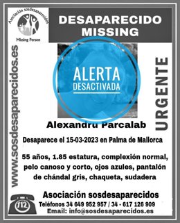 Imagen de la desactivación de la alerta