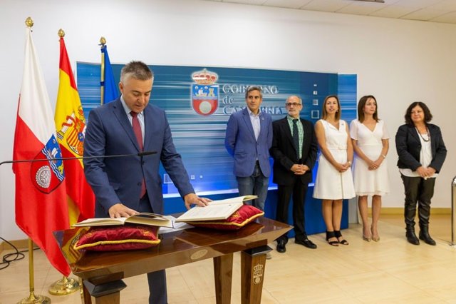 Archivo - Toma posesión de Santiago García