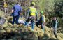 La Guardia Civil recupera restos óseos en Peña Oroel, que podrían ser los de un francés buscado por asesinato