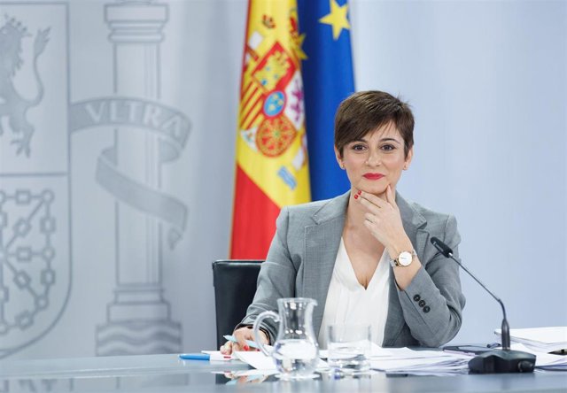 La portavoz del Gobierno y ministra de Política Territorial, Isabel Rodríguez.