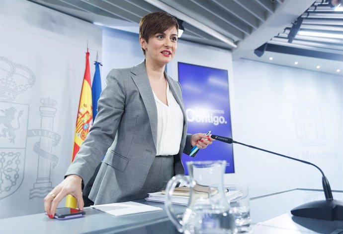 La portavoz del Gobierno y ministra de Política Territorial, Isabel Rodríguez