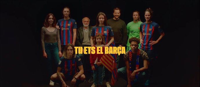 Imagen promocional de la campaña 'Tu ets el Bara' del Bara Femení