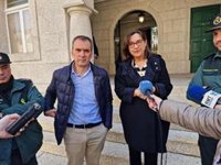 O Goberno cualifica a queima de 21 vehículos en Tui como "acto vandálico", pero aínda non hai sospeitosos