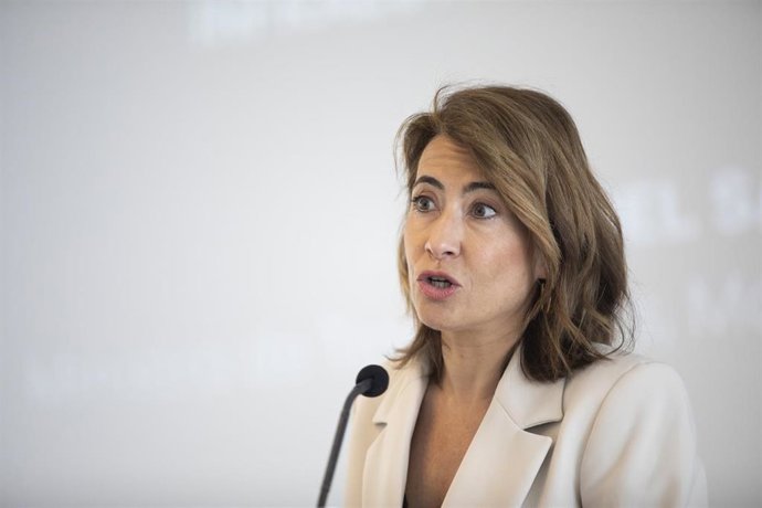 La ministra de Transportes, Movilidad y Agenda Urbana, Raquel Sánchez