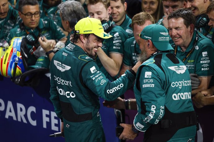 ALONSO Fernando (spa), Aston Martin F1 Team AMR23, portrait during the Formula 1 STC Saudi Arabian Grand Prix 2023, 2nd round of the 2023 Formula One World Championship from March 17 to 19, 2023 on the Jeddah Corniche Circuit, in Jeddah, Saudi Arabia - 