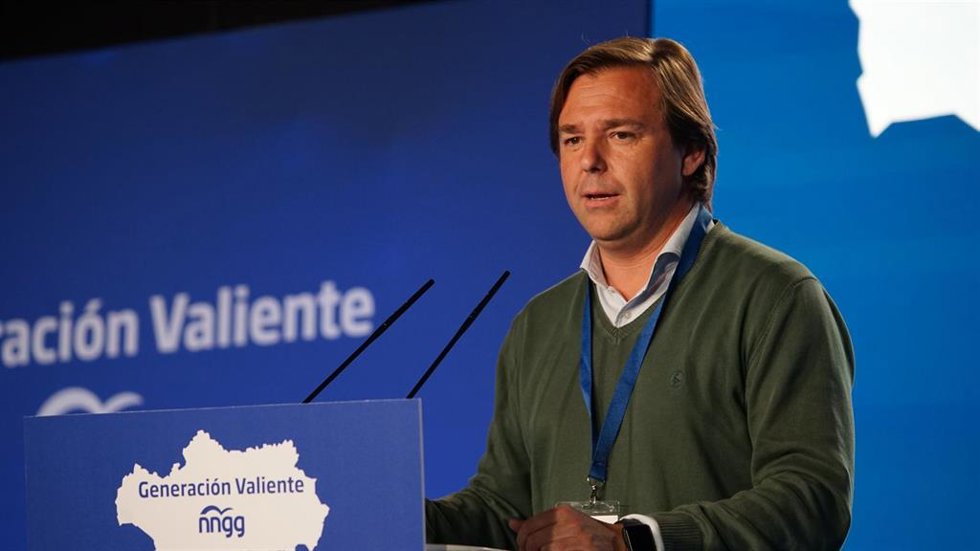 Antonio Repullo, secretario general del PP de Andalucía, en una imagen de archivo