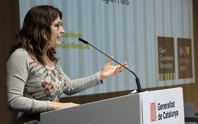 La consellera de Presidncia de la Generalitat, Laura Vilagr