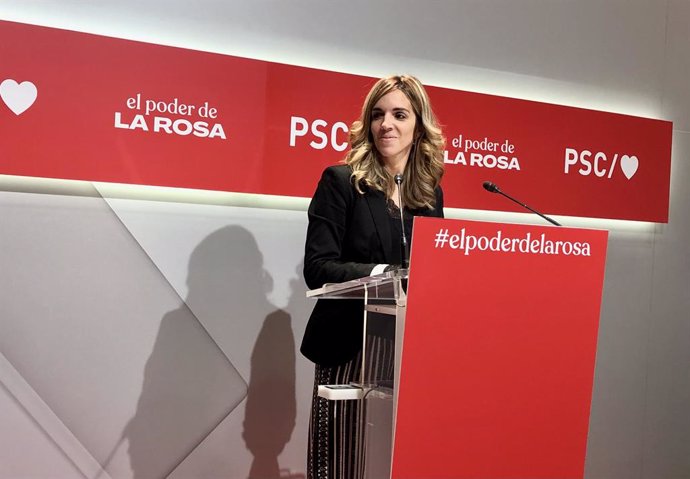 Archivo - La portaveu del PSC, Elia Tortolero