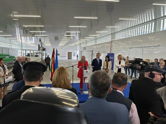 Inauguración de la lonja pesquera de Motril.