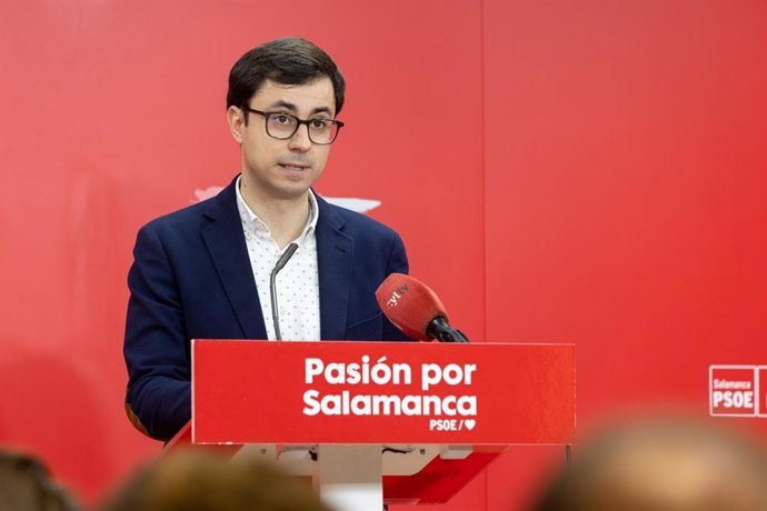 El candidato del PSOE a la Alcaldía de Salamanca, José Luis Mateos.