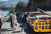 Una vecina de Tui, detenida como presunta autora de los fuegos que calcinaron 21 vehículos en la madrugada de este lunes