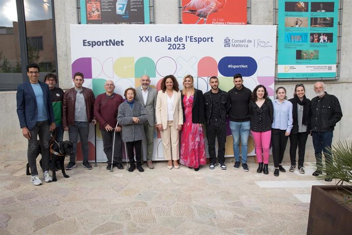 La presidenta de la institución insular, Catalina Cladera, durante la XXI Gala del Deporte 2023