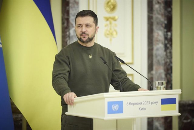 El presidente de Ucrania, Volodimir Zelenski