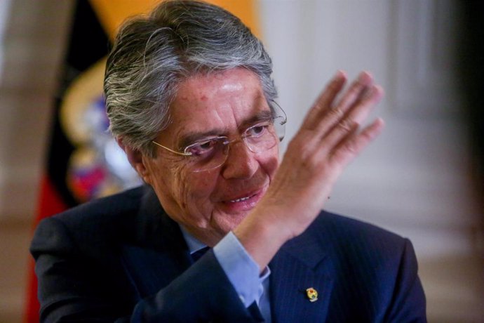 Archivo - El presidente de Ecuador, Guillermo Lasso