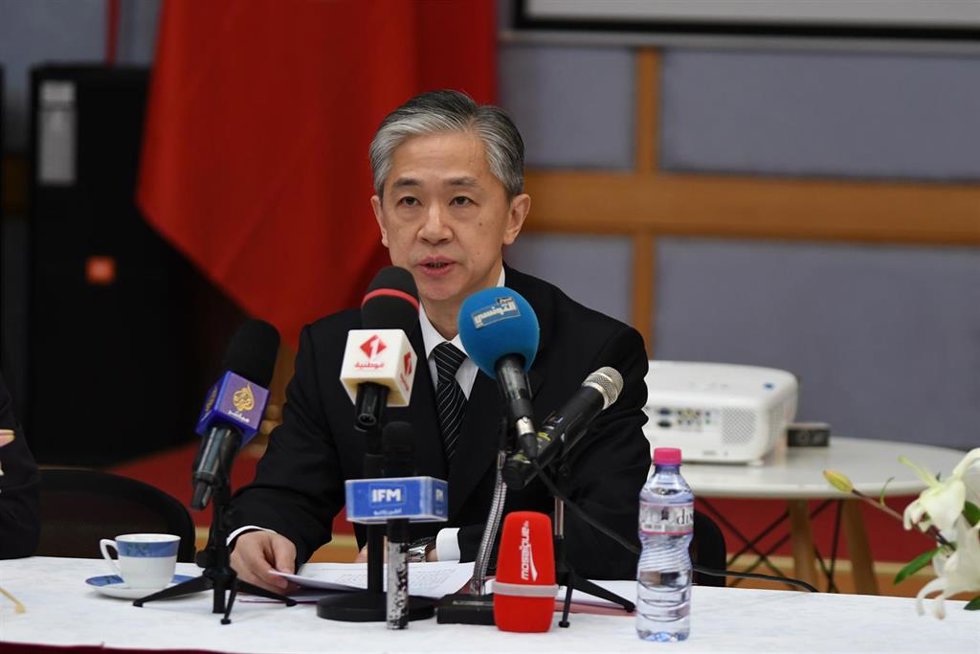 Archivo - El portavoz del Ministerio de Asuntos Exteriores de China, Wang Wenbin