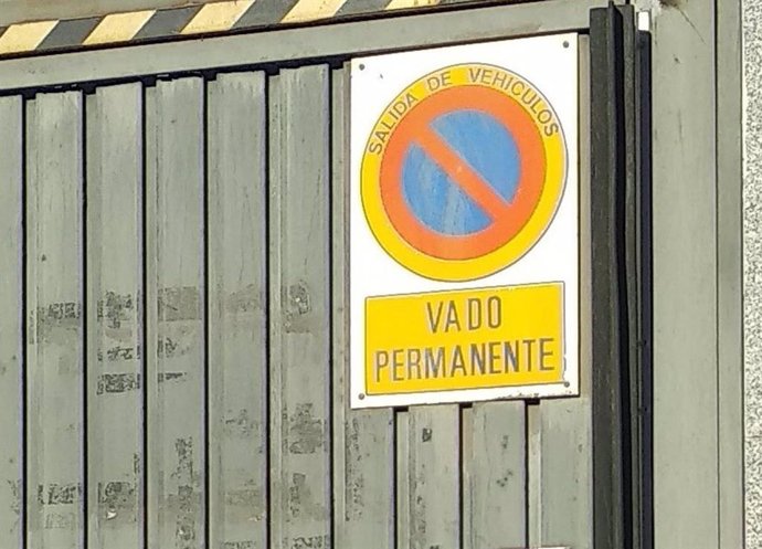 Archivo - Imagen de archivo de un vado en Getafe