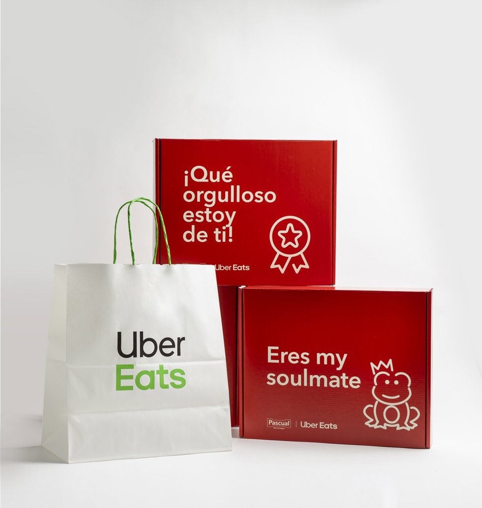 Packaging Pascual y Uber Eats