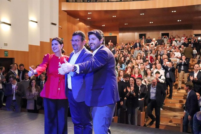 Acti de presentación del candidato del PP a la Alcaldía de Cieza, Tomas Rubio