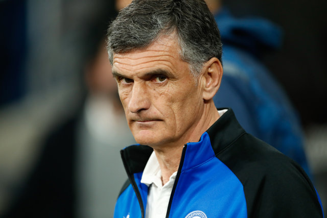 Jose Luis Mendilibar, coach of Alaves, looks on during the Spanish League, La Liga Santander, football match played between Real Madrid and Deportivo Alaves at Santiago Bernabeu stadium on February 19, 2022, in Madrid, Spain.